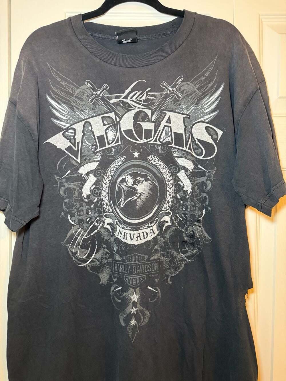 Harley-Davidson Las Vegas Nevada Eagle and Swords Graphic T-Shirt